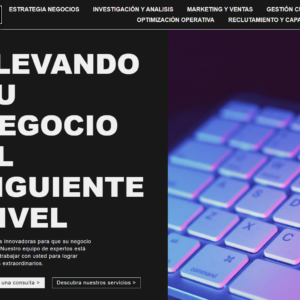 Negocios pagina web lista para administrar