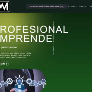 Profesional consulting pagina web lista para administrar