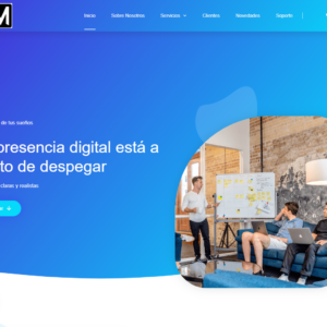Negocios digitales, startup pagina web lista para administrar