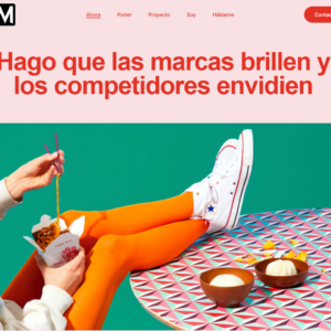 Marca personal pagina web lista para administrar