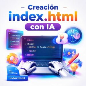 Pagina index creación y curso modificar con iA